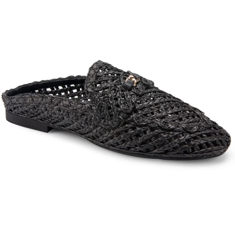 Aerosoles Women's Hannah Raffia Loafer Black